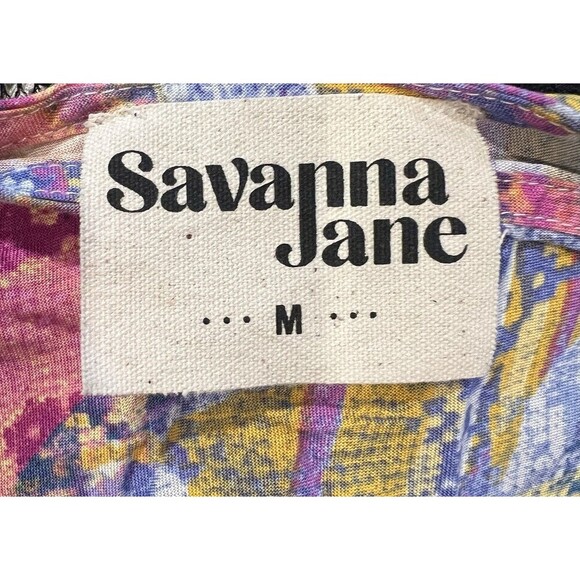 NWT Savanna Jane Women’s Multicolor Animal Print One Shoulder Maxi Dress Size M - Picture 6 of 7